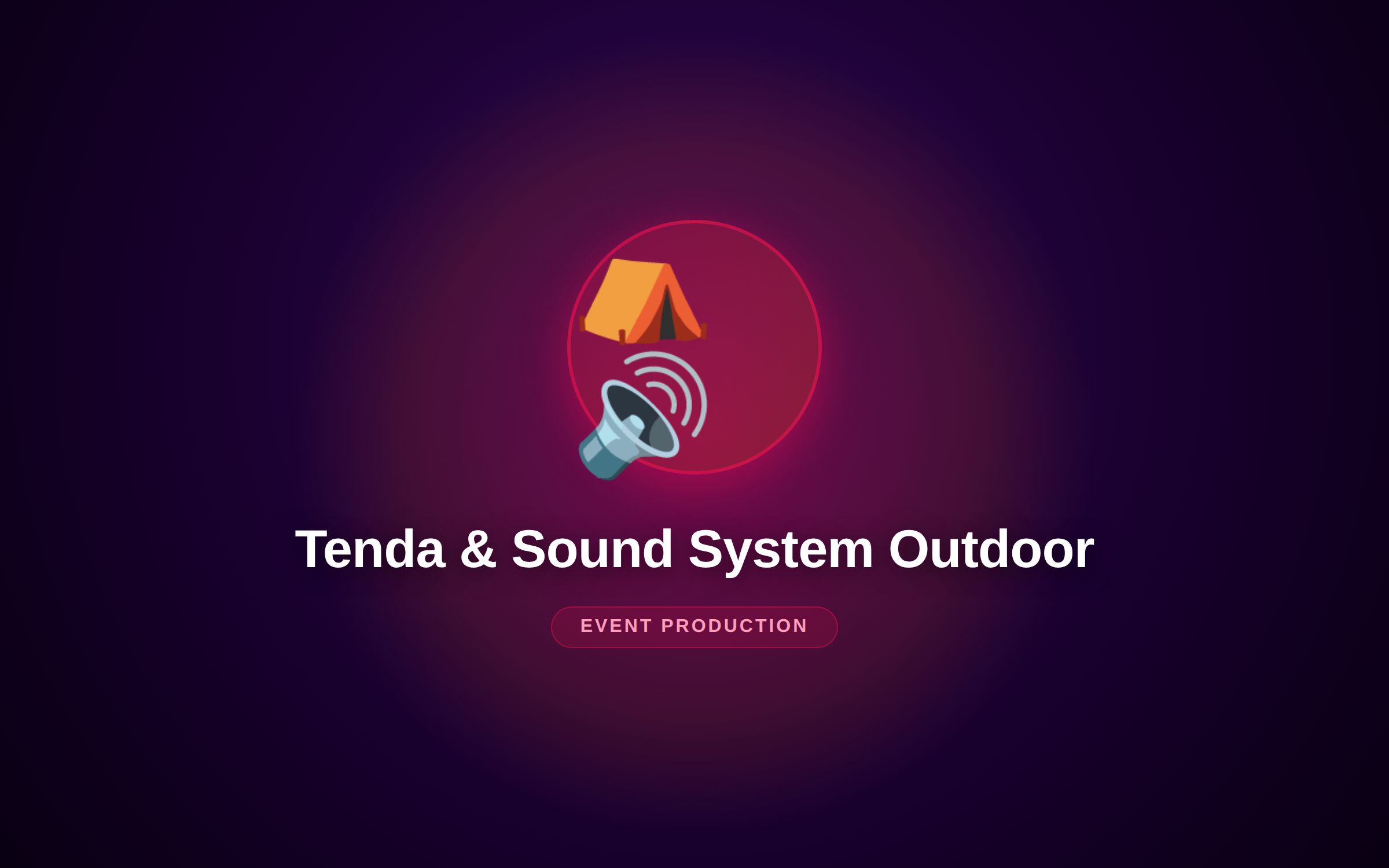 Tips Memilih Tenda & Sound System Profesional untuk Event Outdoor
